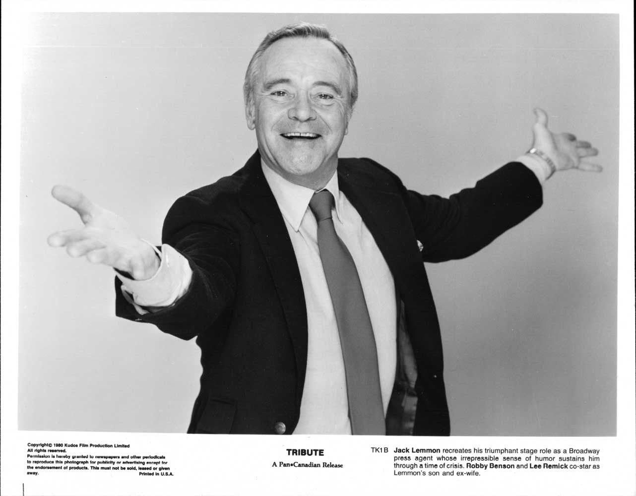 Jack Lemmon TRIBUTE Robby Benson Kim Cattrall original 8x10 press photos 1980