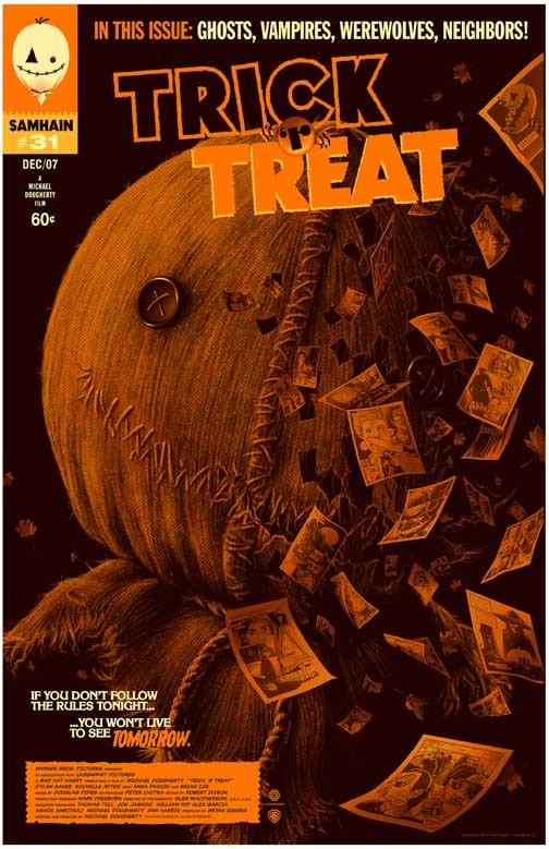 Anna Paquin TRICK 'R TREAT Brian Cox Leslie Bibb faux comic cover poster 11x17