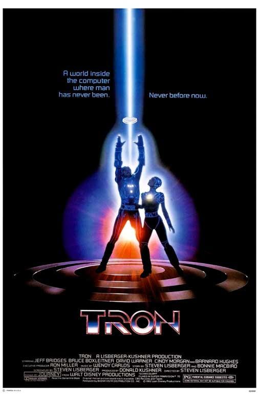 Bruce Boxleitner TRON Jeff Bridges Cindy Morgan movie poster 11x17
