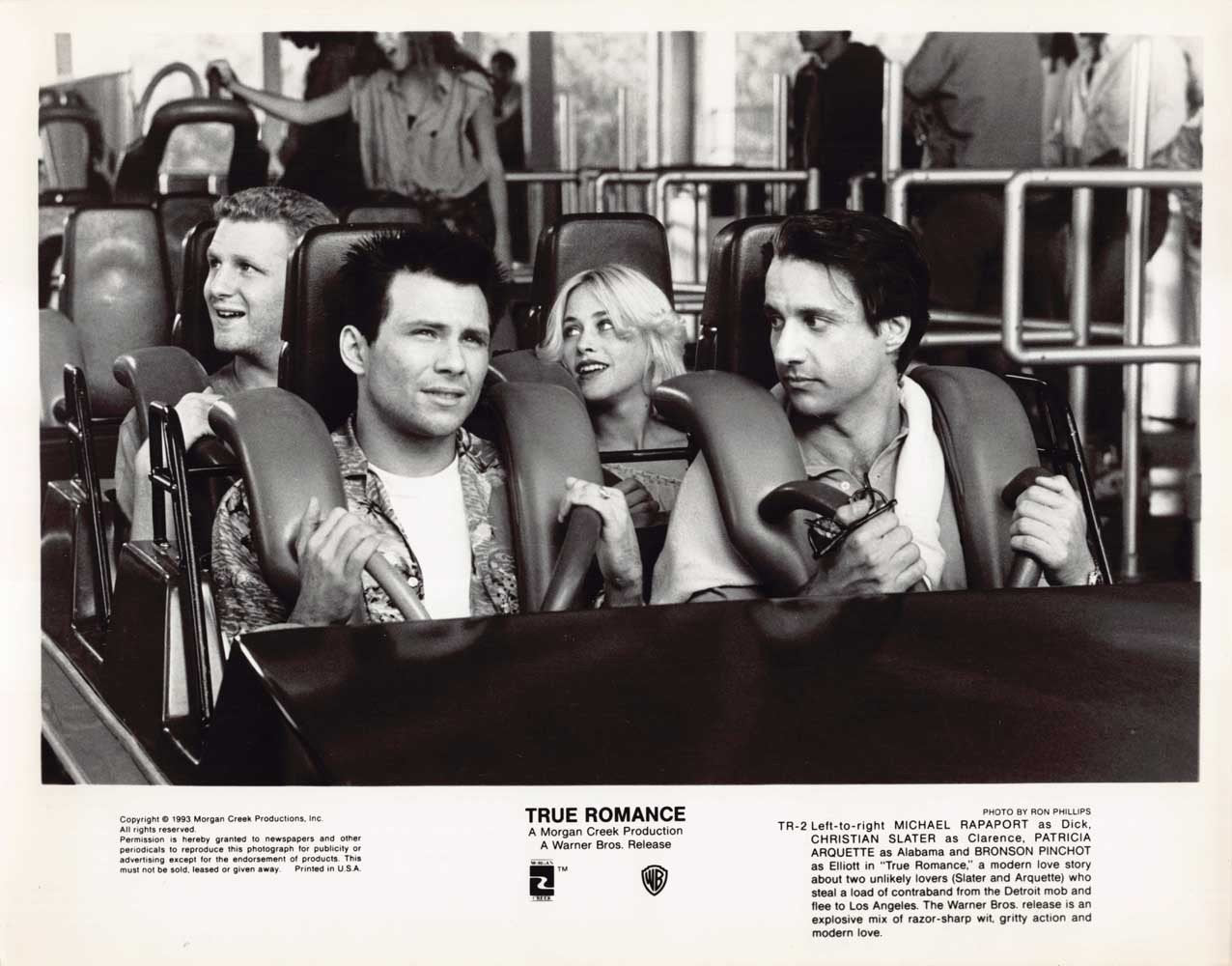Christian Slater TRUE ROMANCE Patricia Arquette original press photo 1993