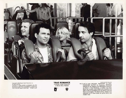 Christian Slater TRUE ROMANCE Patricia Arquette original press photo 1993
