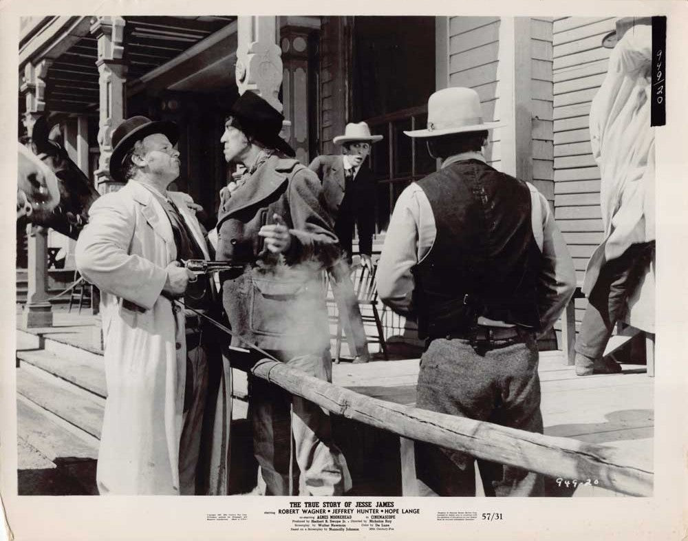 Wagner TRUE STORY OF JESSE JAMES Hunter original 10x8 press photo 1957