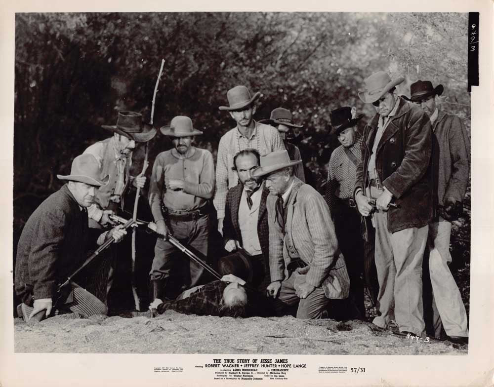 Wagner TRUE STORY OF JESSE JAMES Hunter original 10x8 posse photo 1957