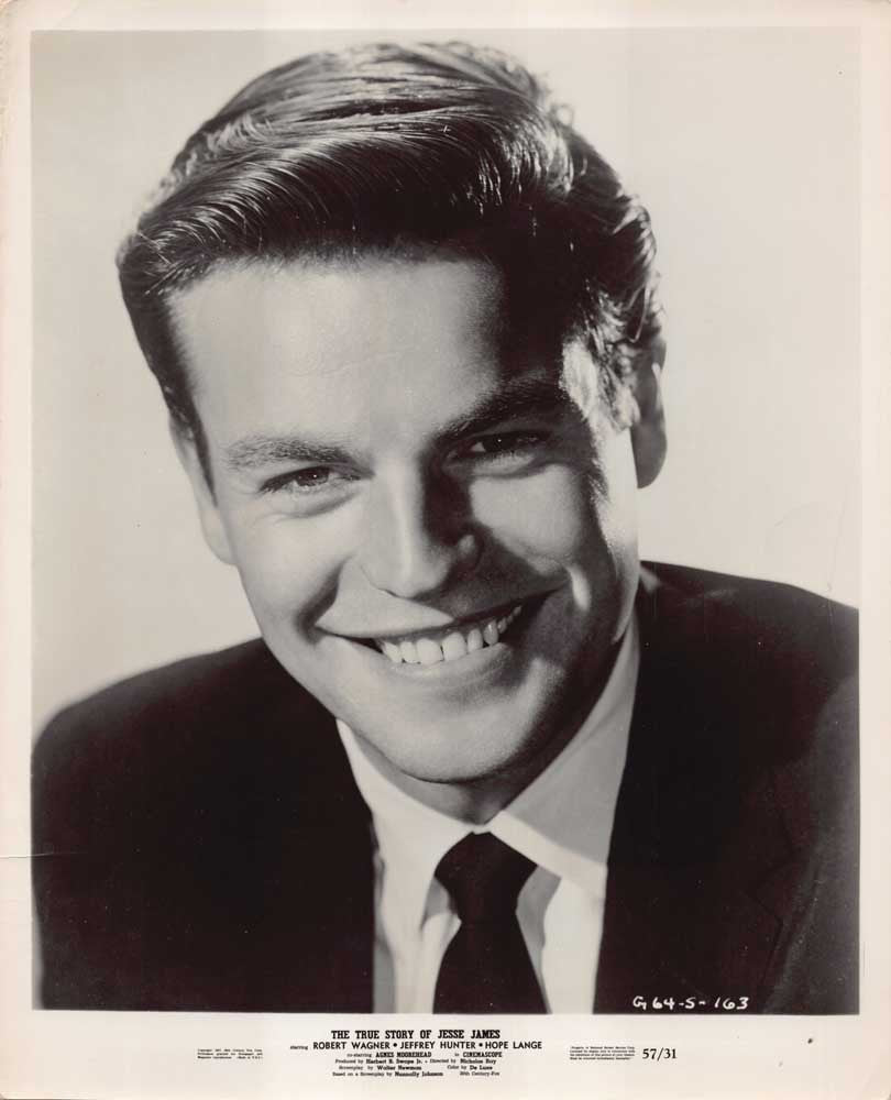 Robert Wagner TRUE STORY OF JESSE JAMES original 8x10 headshot photo 1957