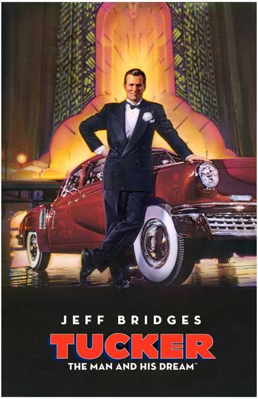 Jeff Bridges TUCKER THE MAN AND HIS DREAM movie poster 11x17
