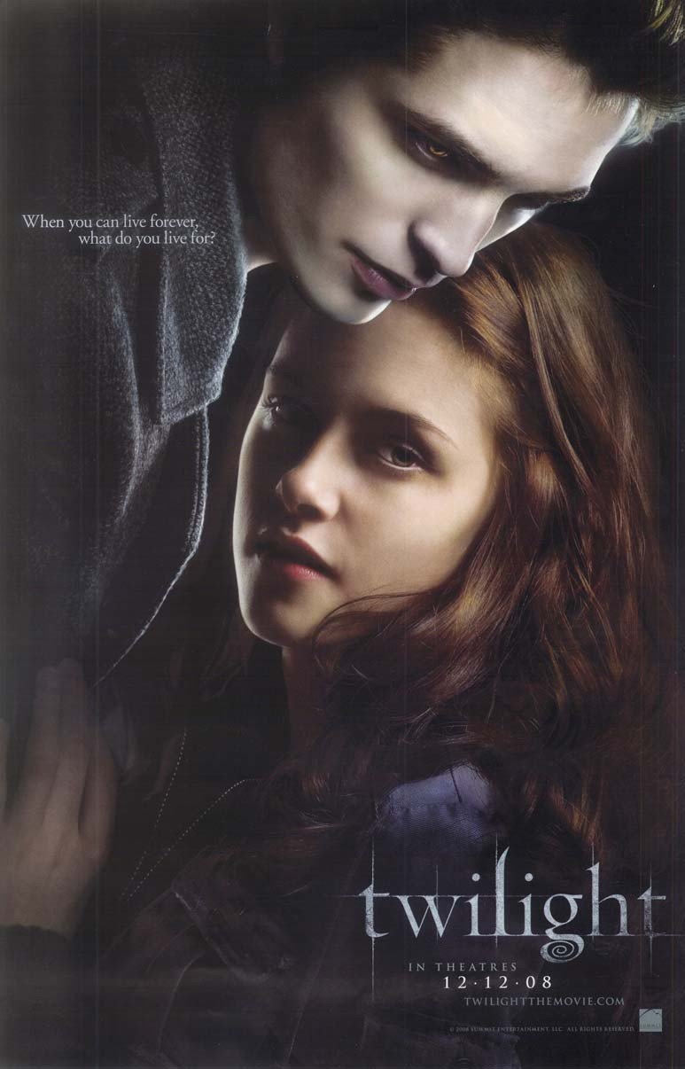 Robert Pattinson TWILIGHT Kristen Stewart original studio movie poster 11x17