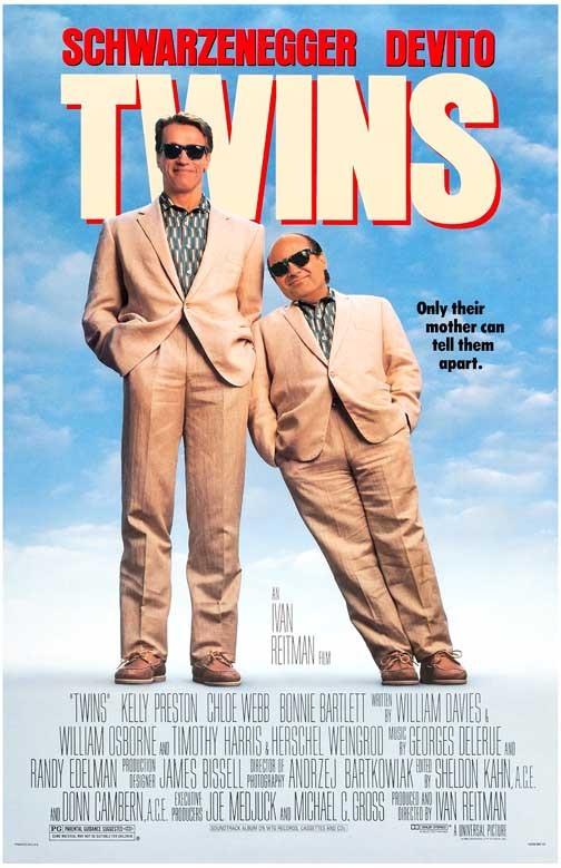 Arnold Schwarzenegger TWINS Danny DeVito movie poster 11x17 Ivan Reitman