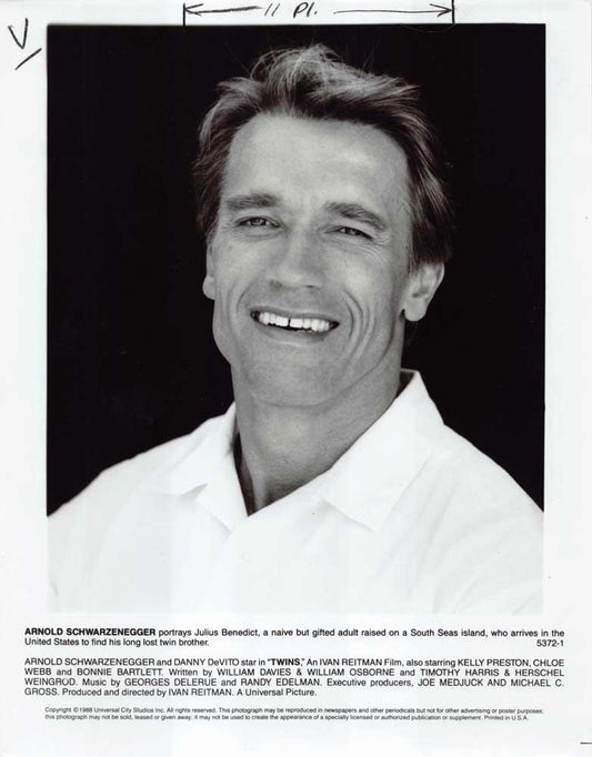 Arnold Schwarzenegger TWINS original press photo 1988