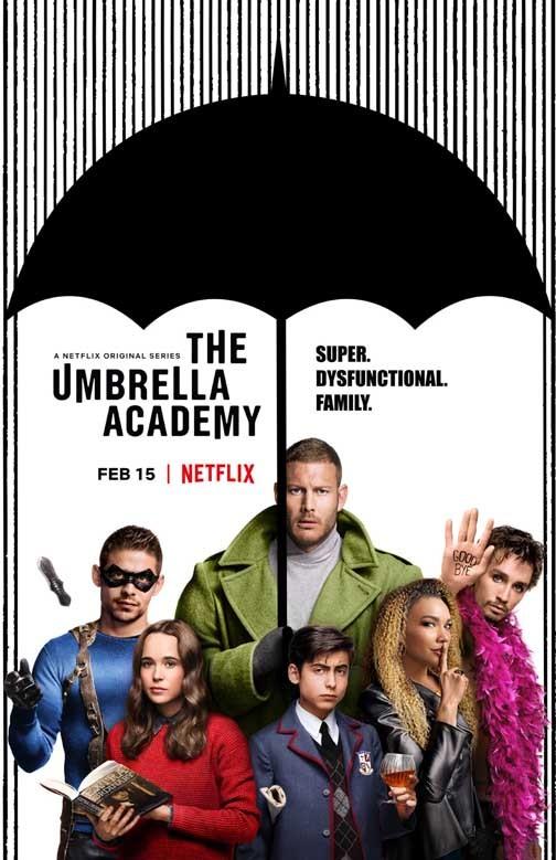 Elliott Page THE UMBRELLA ACADEMY cast movie poster 11x17