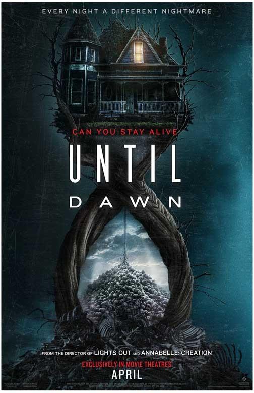UNTIL DAWN advance movie poster 11x17