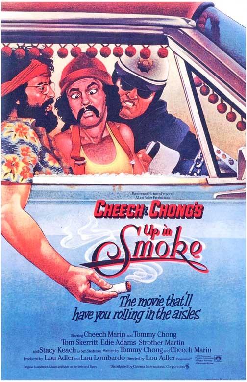 Cheech & Chong's UP IN SMOKE "B" movie poster 11x17