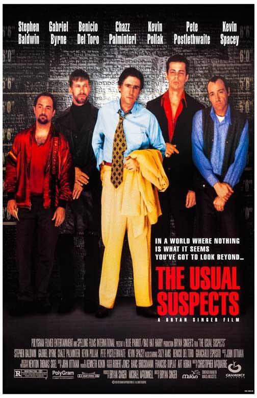 Kevin Pollak THE USUAL SUSPECTS Gabriel Byrne Kevin Spacey movie poster 11x17