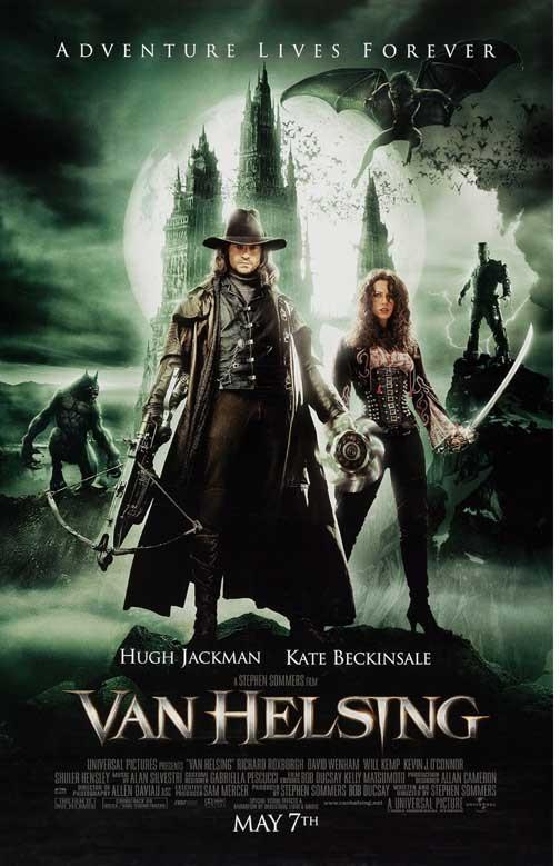 Hugh Jackman VAN HELSING Kate Beckinsale movie poster 11x17