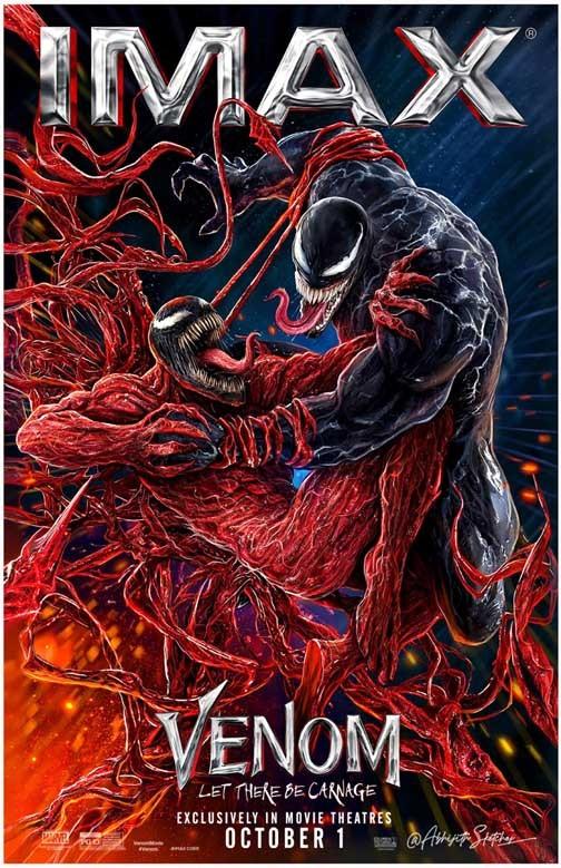 Tom Hardy VENOM LET THERE BE CARNAGE Imax movie poster 11x17