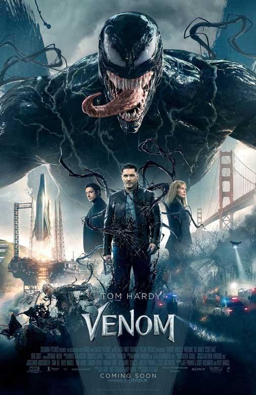 Tom Hardy VENOM cast movie poster 11x17