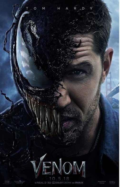 Tom Hardy VENOM movie poster 11x17