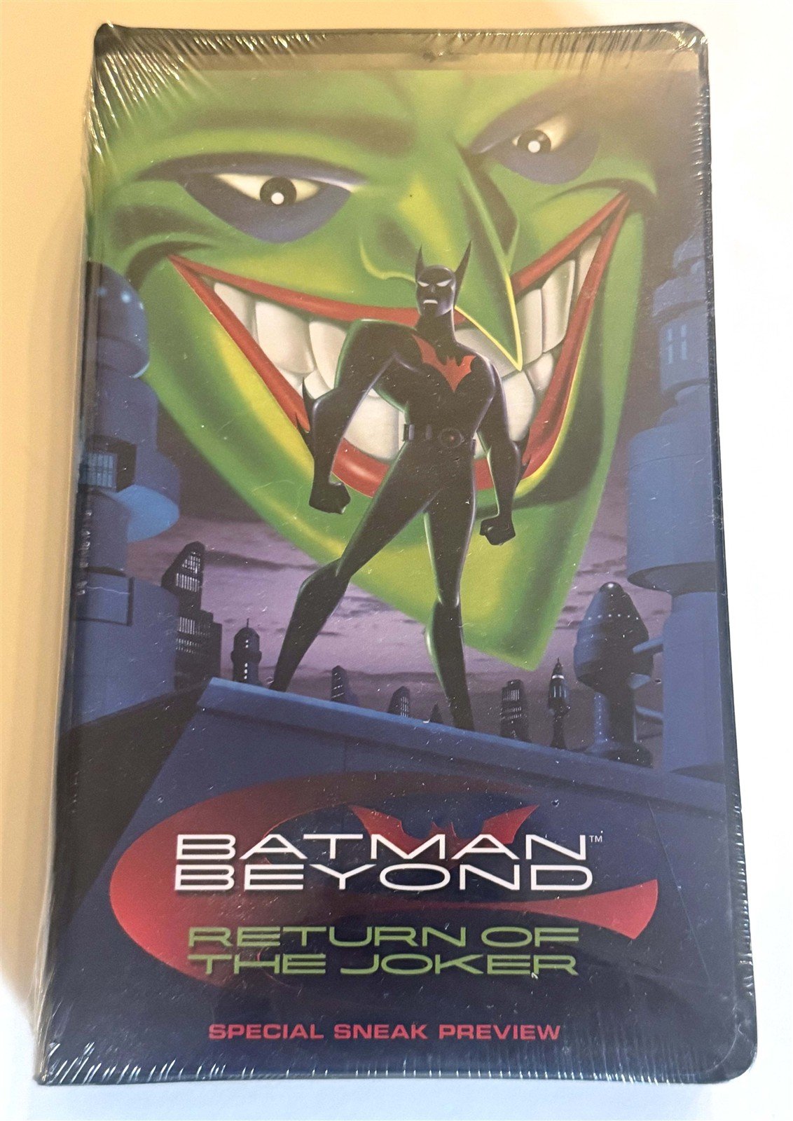 Uncut BATMAN BEYOND RETURN OF THE JOKER preview VHS cassette FACTORY SEALED