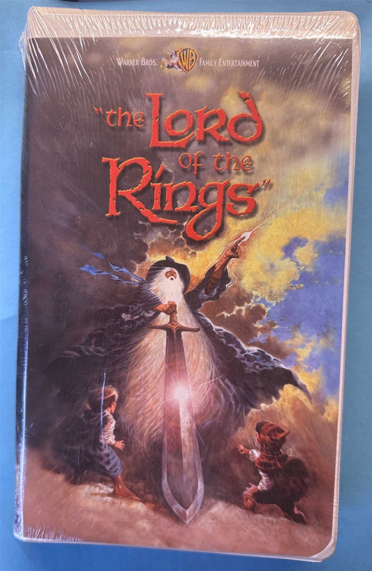 Tolkien animated LORD OF THE RINGS Ralph Bakshi clamshell VHS tape SEALED 2001