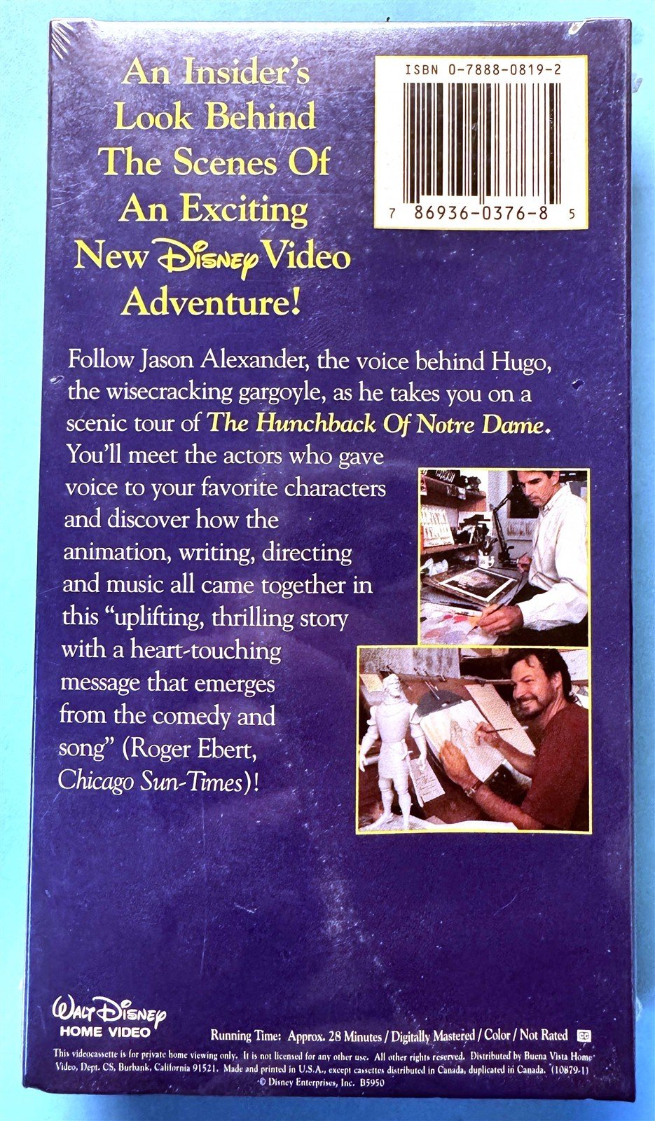 VHS Disney MAGIC BEHIND THE MOVIE The Hunchback of Notre Dame FACTORY SEALED