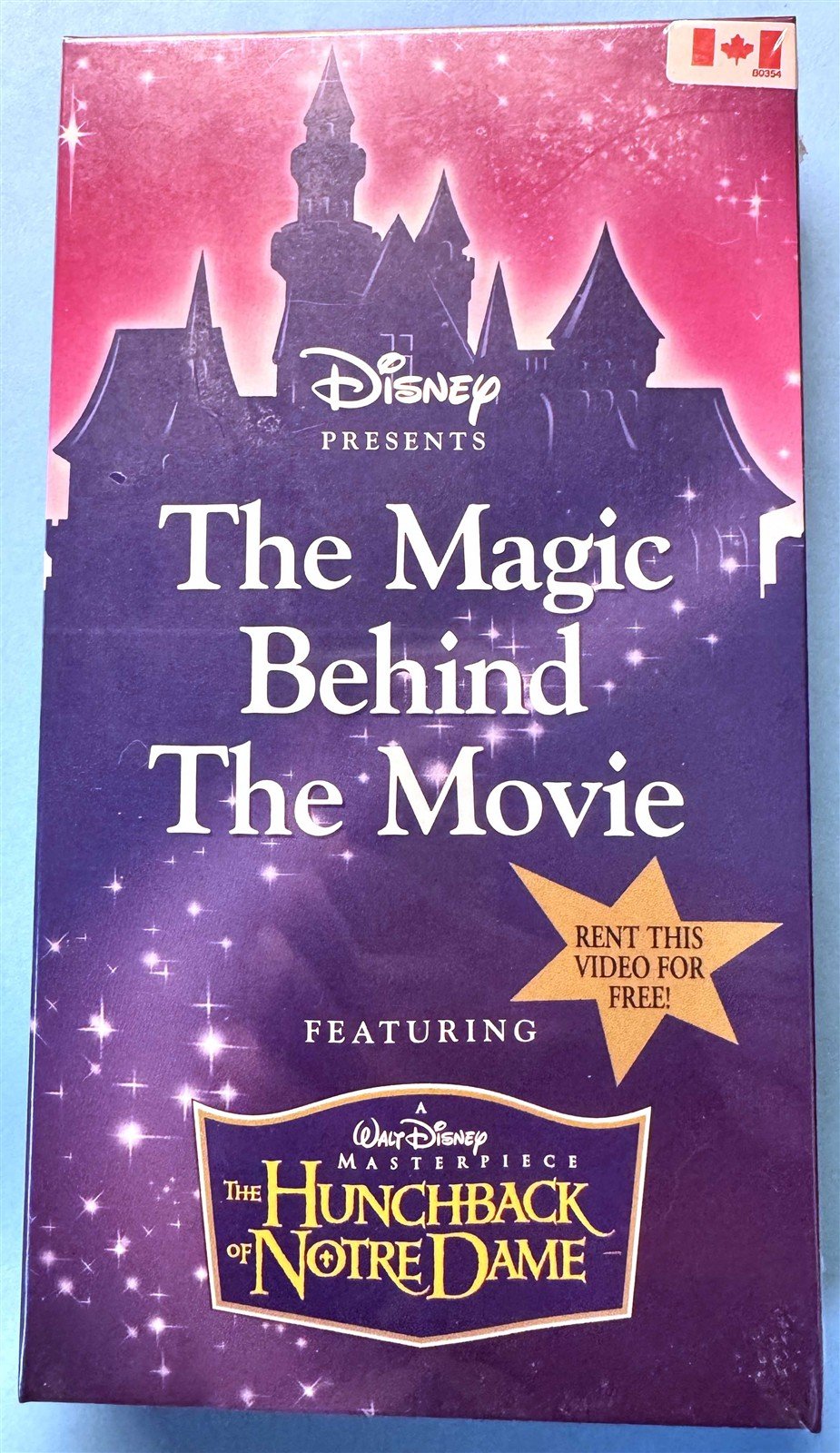 VHS Disney MAGIC BEHIND THE MOVIE The Hunchback of Notre Dame FACTORY SEALED