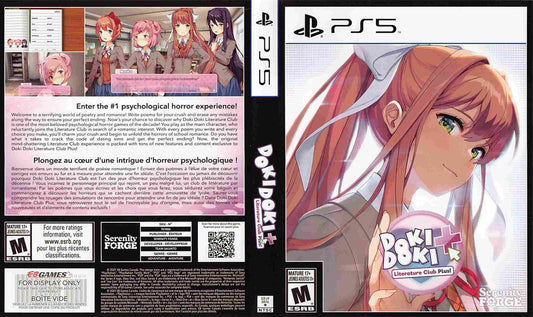 Serenity Forge DOKI DOKI LITERATURE CLUB store display box art Sony PS5