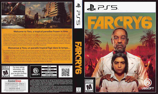 Ubisoft FARCRY6 store display box art Sony PS5