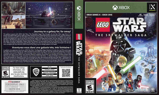 LEGO STAR WARS SKYWALKER SAGA store display box art Microsoft Xbox