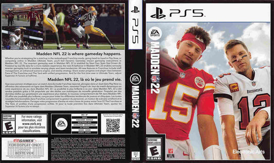 Electronic Arts MADDEN 22 store display box art Sony PS5