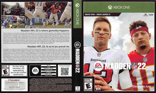 Electronic Arts MADDEN 22 store display box art Microsoft Xbox