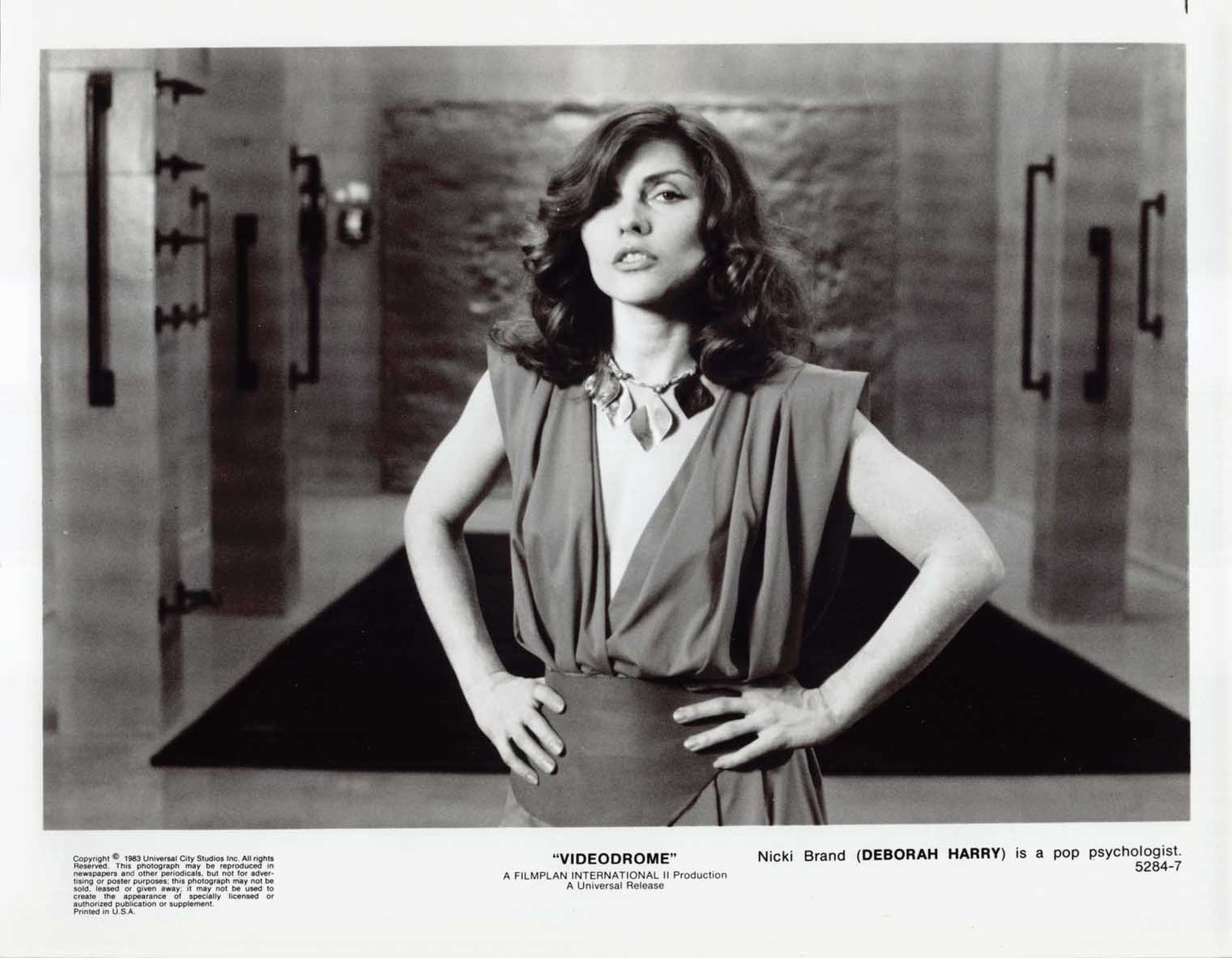 Deborah Harry VIDEODROME original press photo 1983 Cronenberg