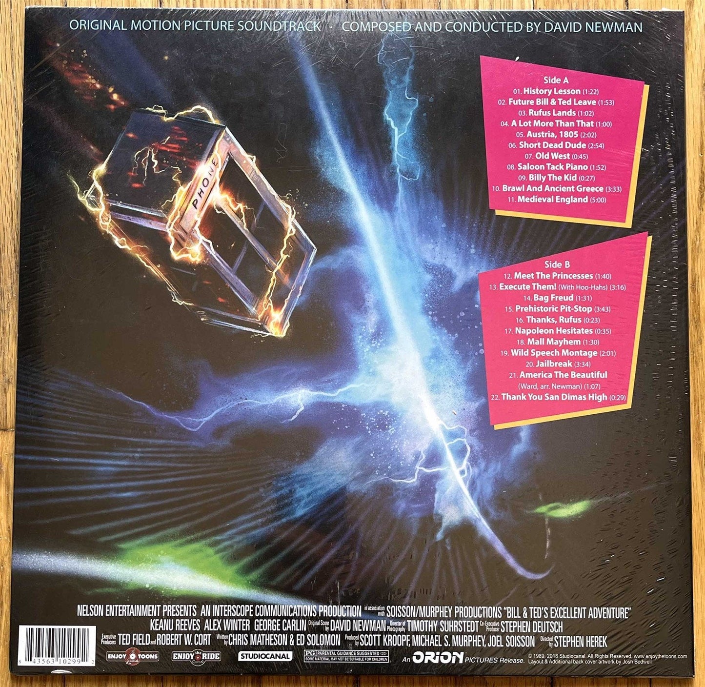 Thinkgeek BILL & TED'S EXCELLENT ADVENTURE soundtrack vinyl record LP NEW