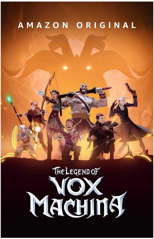 Ashley Johnson LEGEND OF VOX MACHINA Laura Bailey cast movie poster 11x17