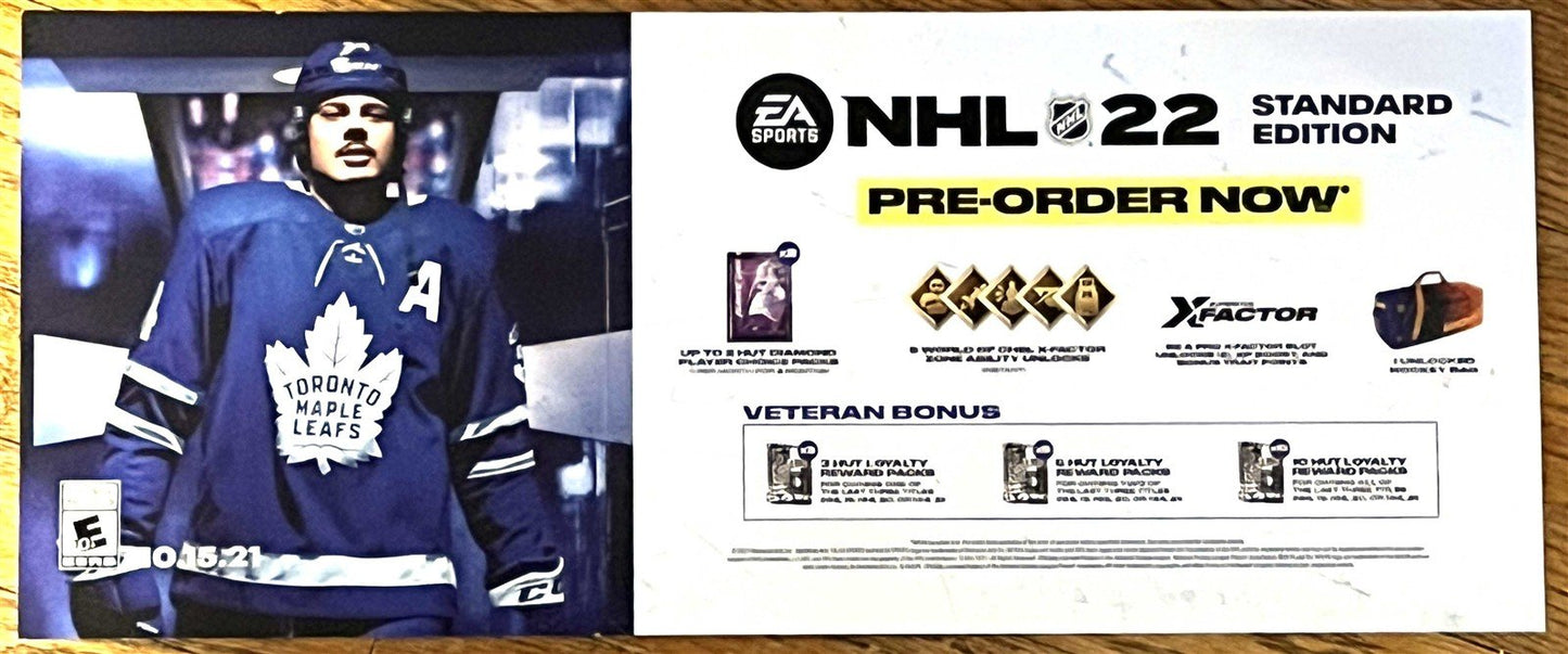 EA wall display signage NLH 22 store sign MINT