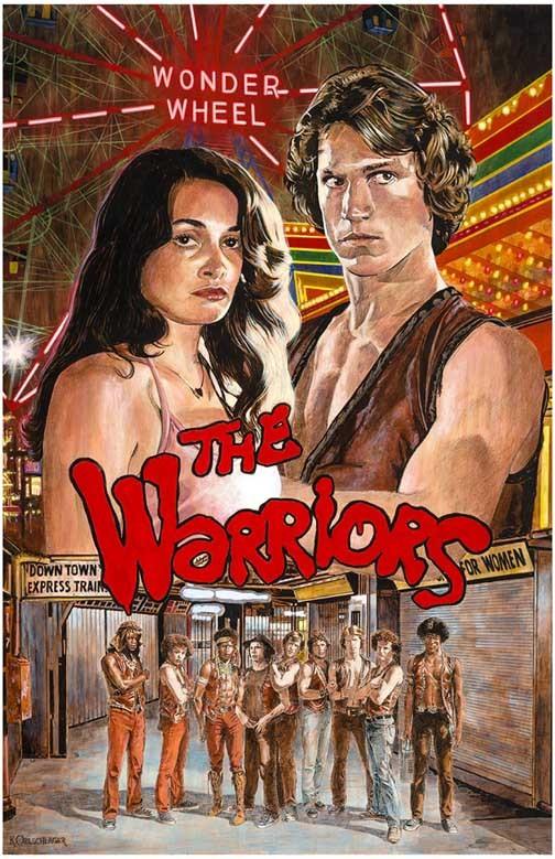 Michael Beck THE WARRIORS James Remer duo movie poster 11x17 Walter Hill