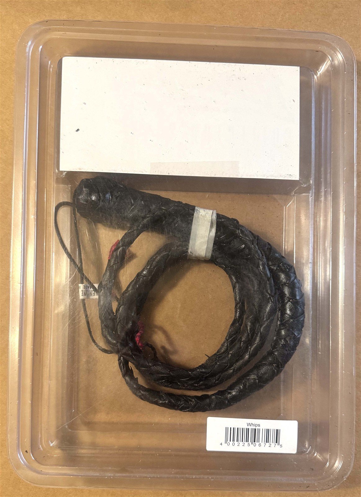 1999 INDIANA JONES AND THE INFERNAL MACHINE Collector's Whip promotional SEALED