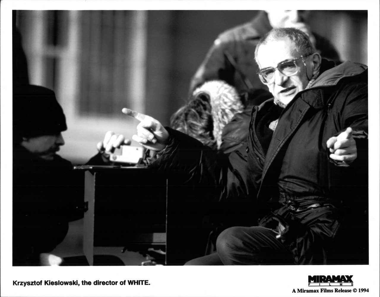 Krzysztof Kieslowski WHITE original 8x10 press photo 1994