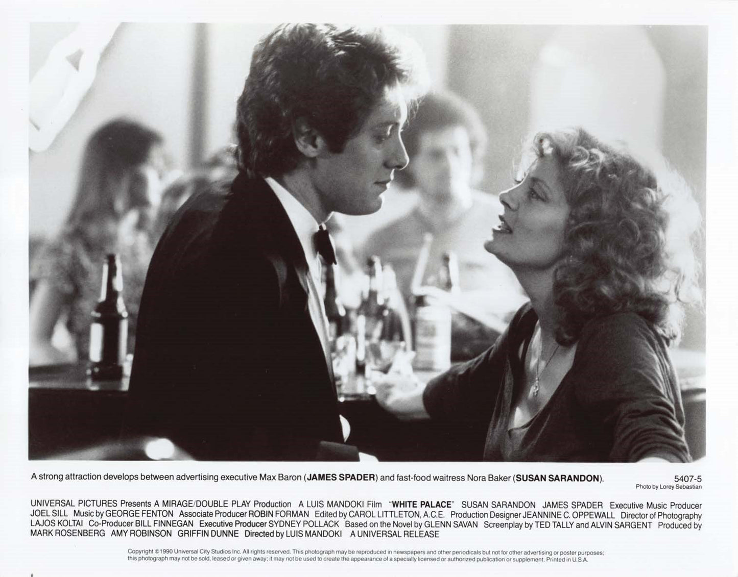 Susan Sarandon WHITE PALACE James Spader 1990 original 8x10 press photos