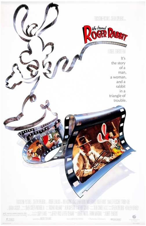 Bob Hoskins WHO FRAMED ROGER RABBIT? movie poster 11x17 Robert Zemeckis
