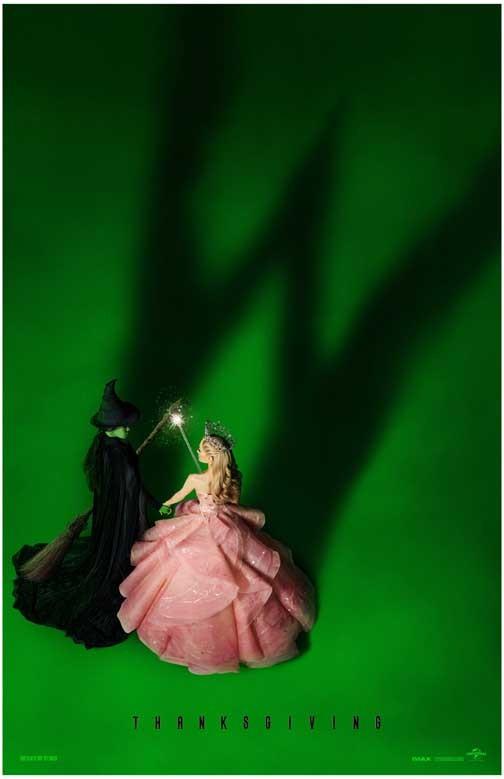 Ariana Grande WICKED Cynthia Erivo advance 'A' movie poster 11x17