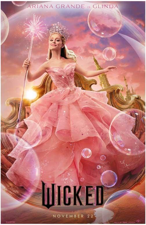 Ariana Grande WICKED Glinda character movie poster 11x17