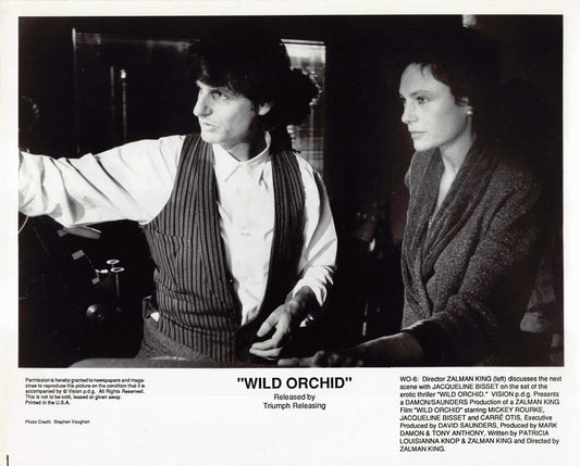 Jacqueline Bisset WILD ORCHID original press photo 1989