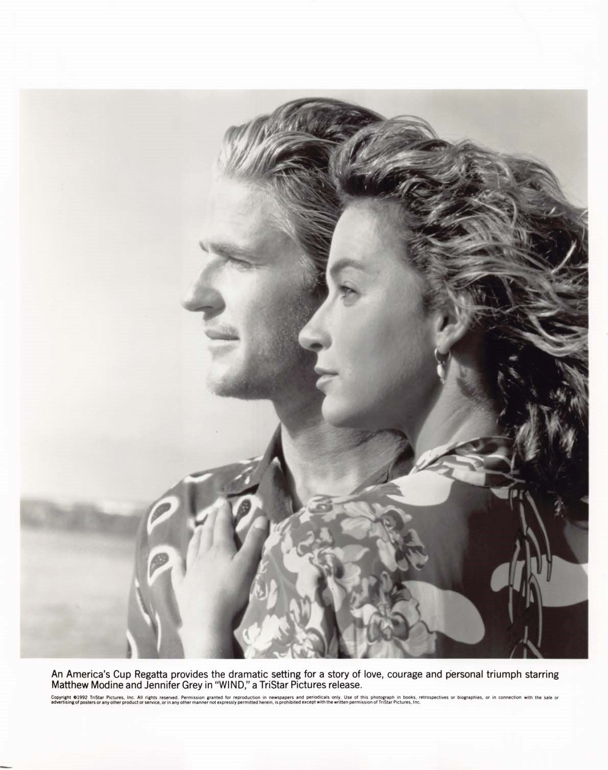 Matthew Modine WIND Jennifer Grey 1992 original 8x10 press photos