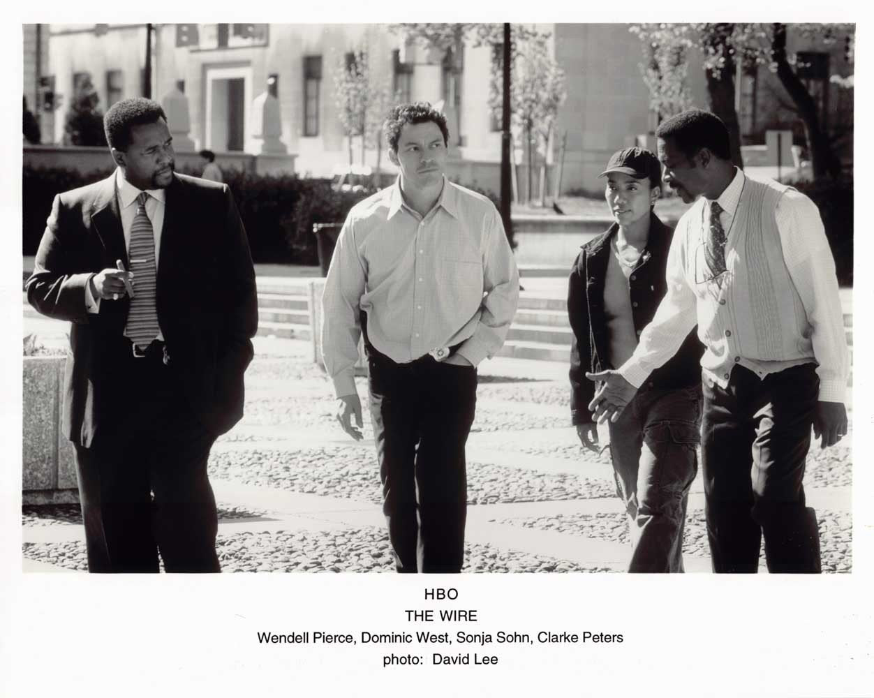 Wendell Pierce HBO's THE WIRE Dominic West original 10x8 press photo 2001