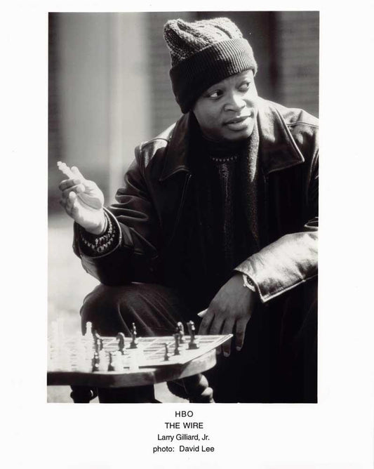 Larry Gilliard, Jr HBO's THE WIRE original 8x10 press photo 2001