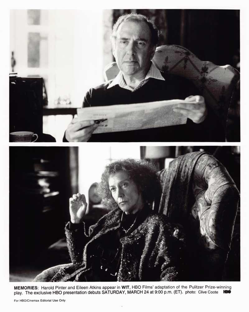 Harold Pinter HBO's WIT Eileen Atkins original 8x10 press photo 2001