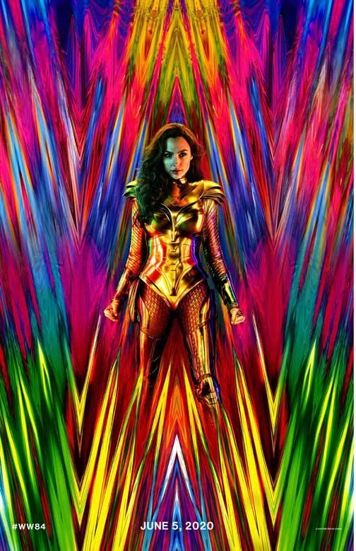 Gal Gadot WONDER WOMAN 84 Chris Pine advance movie poster 11x17