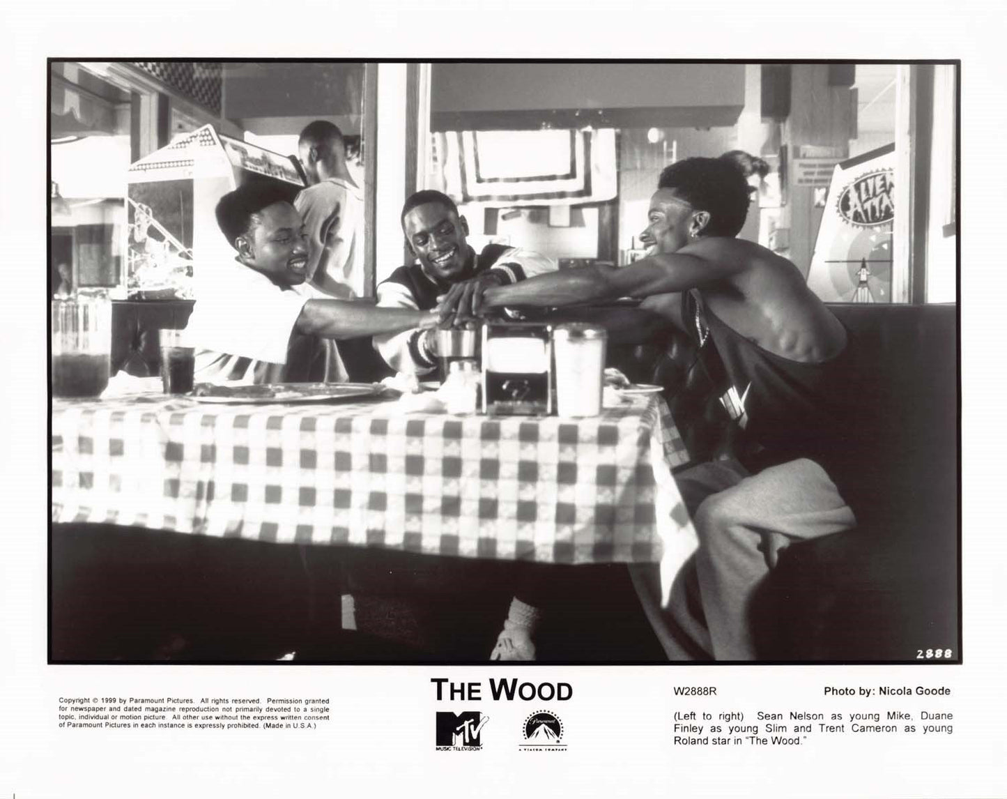 Omar Epps THE WOOD Taye Diggs Richard Jones 1999 original press photos