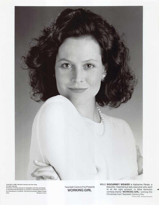Sigourney Weaver WORKING GIRL original 8x10 press photo 1988