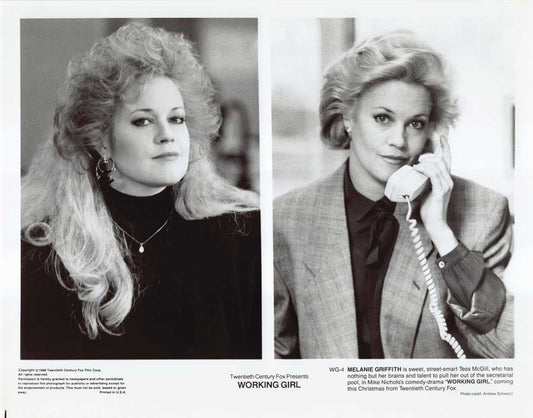 Melanie Griffith WORKING GIRL original 10x8 press photo 1988