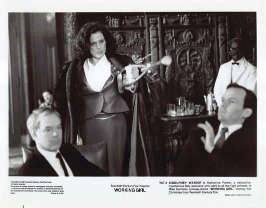 Sigourney Weaver WORKING GIRL original 10x8 press photo 1988